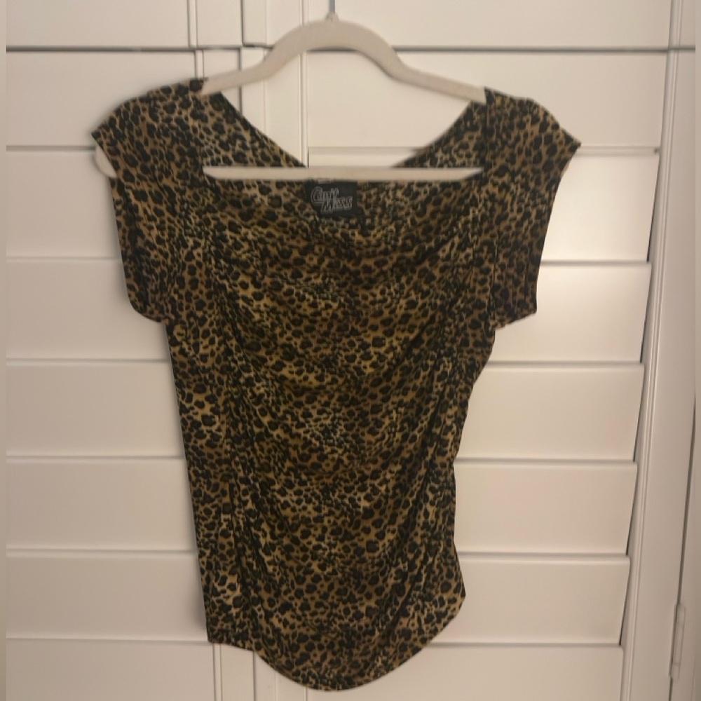 Can’t Miss Y2K Wild Leopard Print Blouse